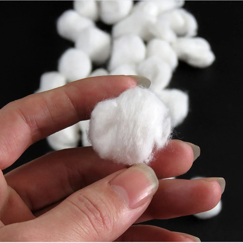 400pcs Makeup Cotton Balls Disposable Cotton Ball for Makeup Removing balls salon cotton ball