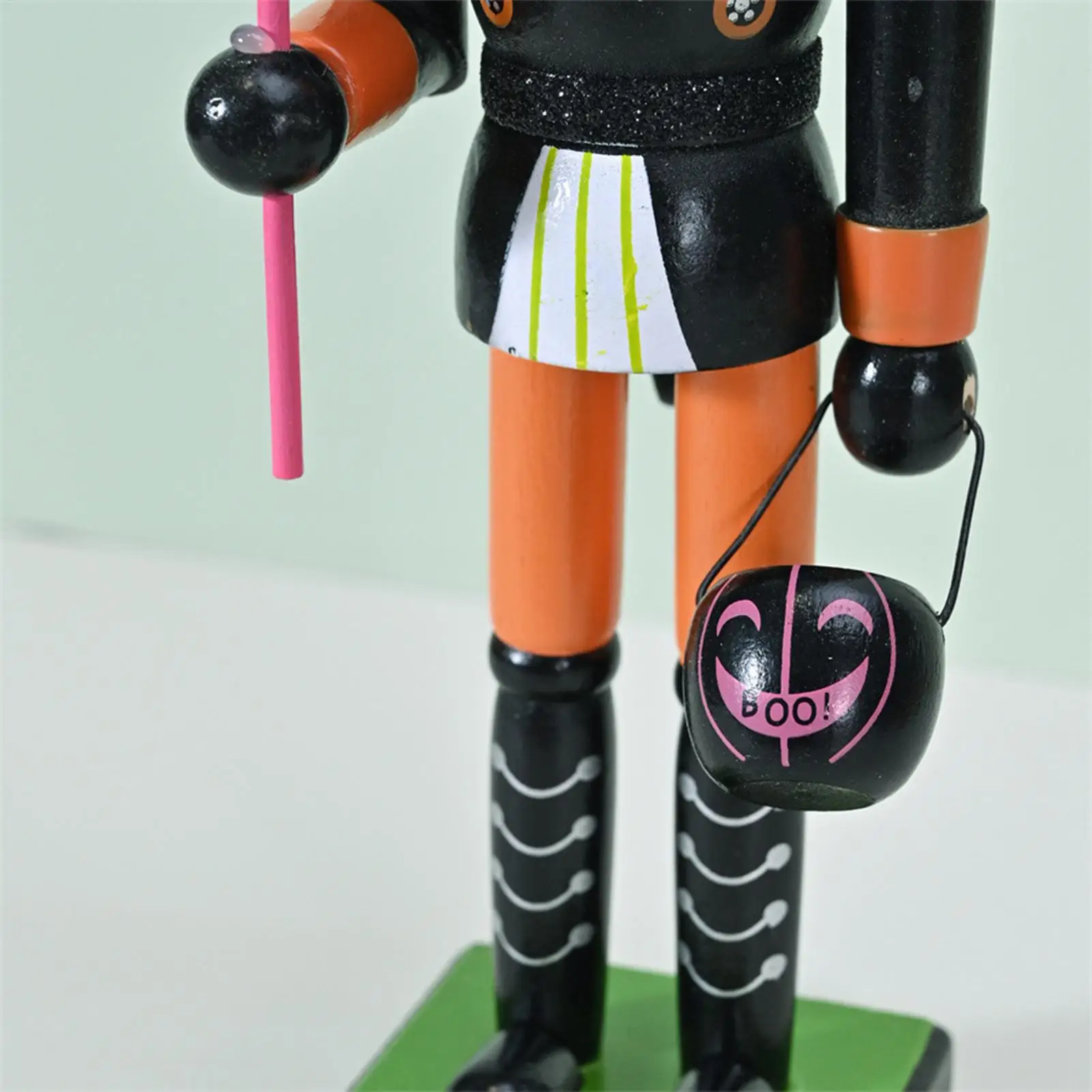 هالوين اليقطين كسارة البندق الجندي الهيكل العظمي كسارة البندق هالوين تمثال جودي حقيبة الحشو زخرفة المنزل عطلة ديكور #5