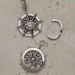 Game Bode's Gate 3 Gale Dekarios Cosplay Star Pendants Ear Loops Earrings Jewelry Detachable Eardrop Accessories Xmas Props