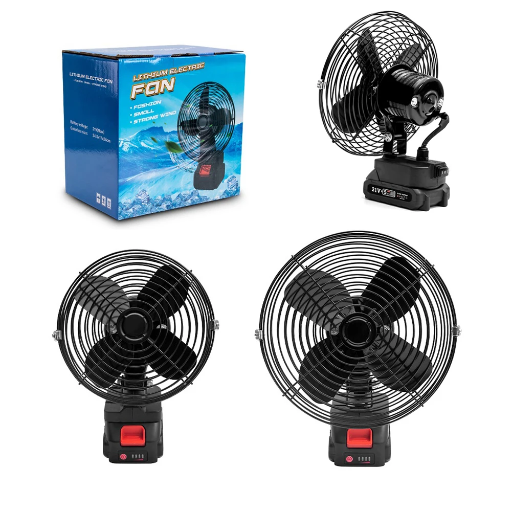 

Camping High Power Handheld Camping Fan Li Ion Battery Strong Airflow Camping Fan Optimizes Battery Life Styles