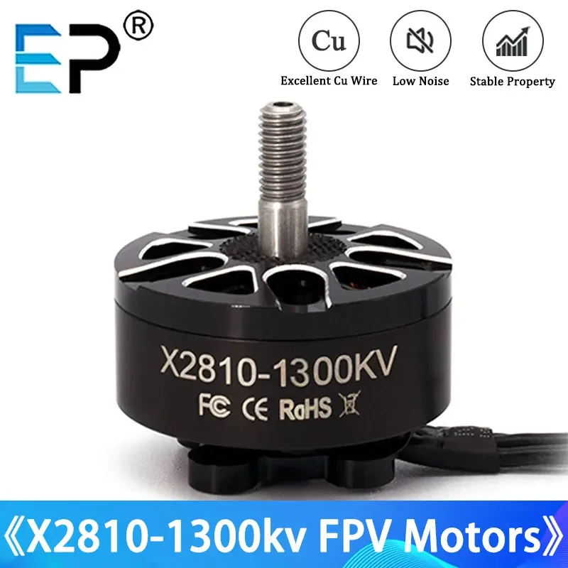 Hot Ep X2810 2810 2807 1300kv Brushless Motor Rc Plane Quadcopter Racing Fpv  Multi-rotors Long Range 7inch Drone Motors Parts