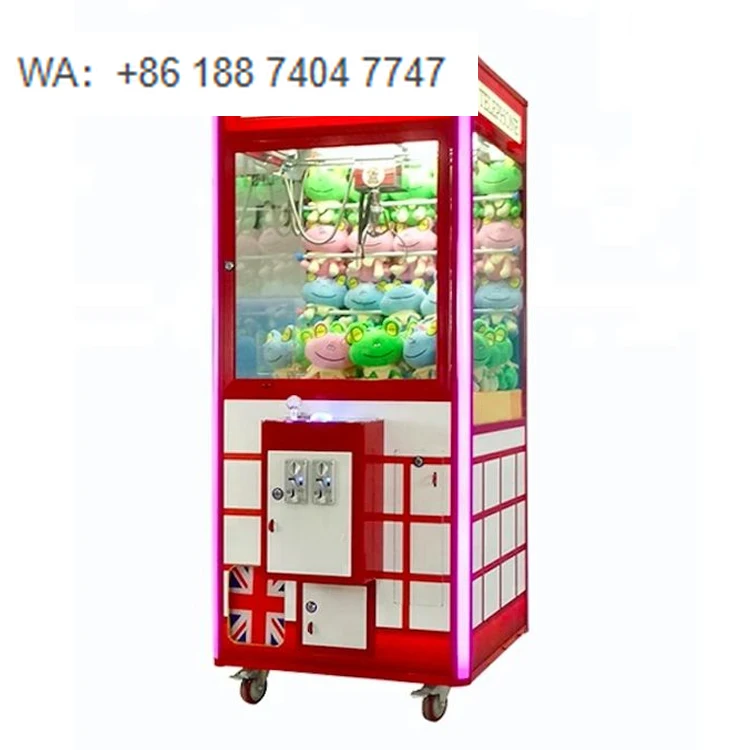 

2025 Latest Style Telephone Booth Cube Crane Claw Machine Claw Machine For Kids