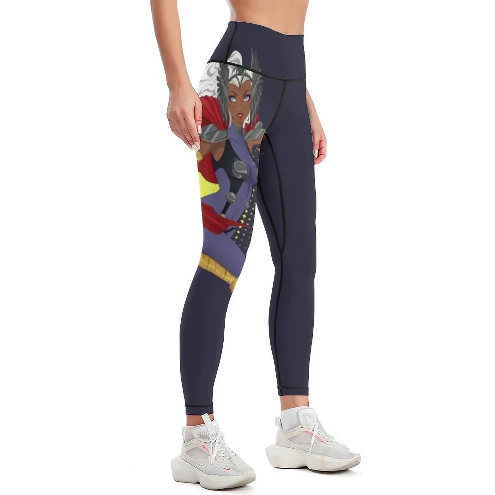 Goddess of Thunder (w/o name) Leggings legings for fitness Women's gym Sportswear woman gym sporty woman gym Womens Leggings