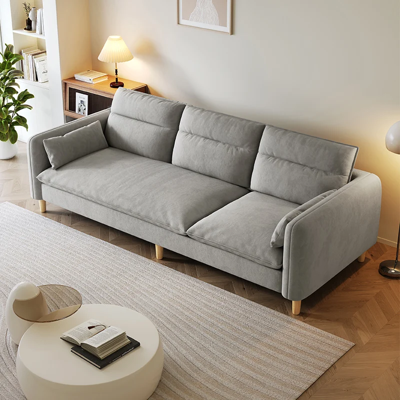 

Современный простой скандинавский диван для гостиной, двойная квартира, кремовый ветер, маленький