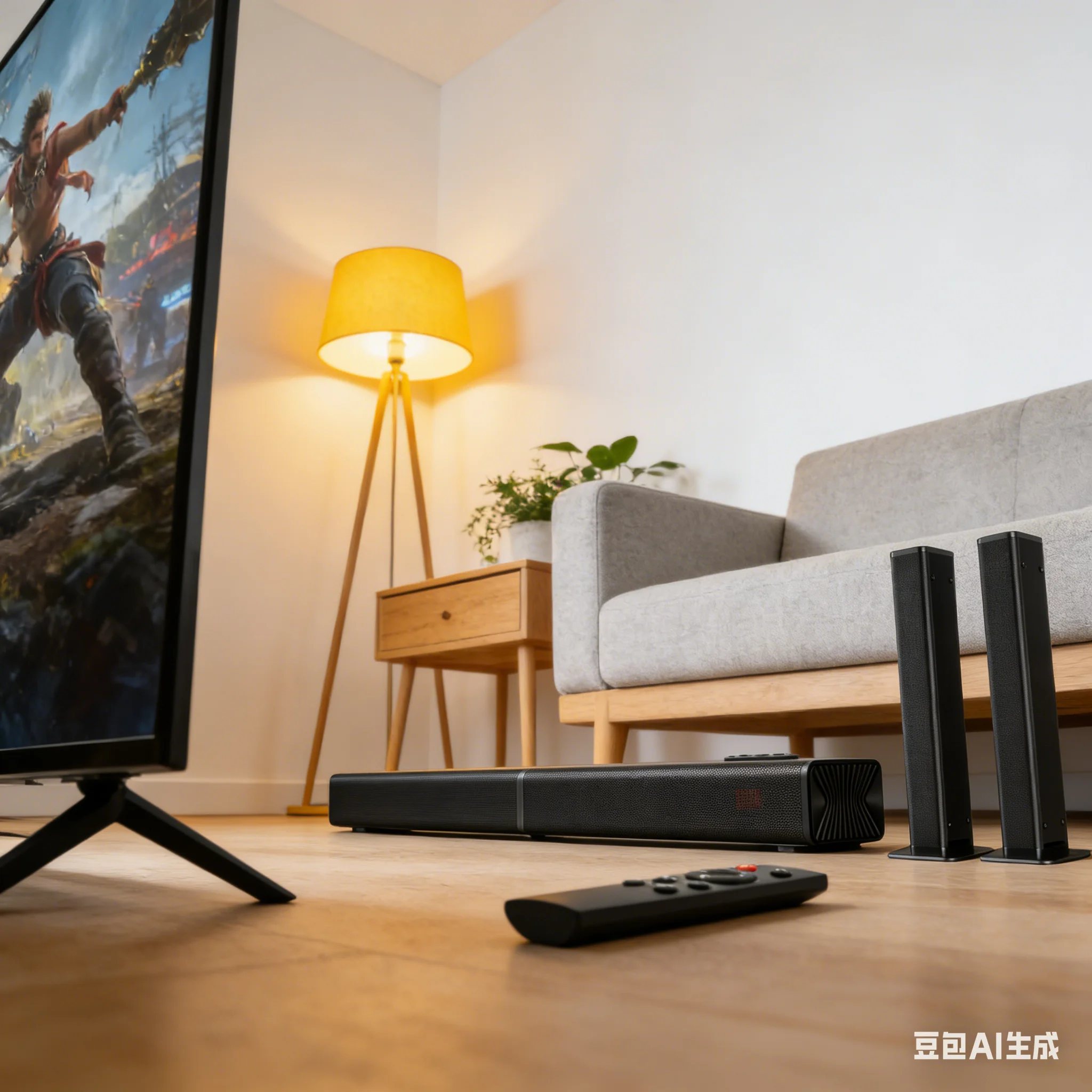 

Беспроводная акустическая система Samtronic 5.1ch с отсоединяемым саундбаром, беспроводной саундбар для телевизора, для домашнего кинотеатра с сабвуфером