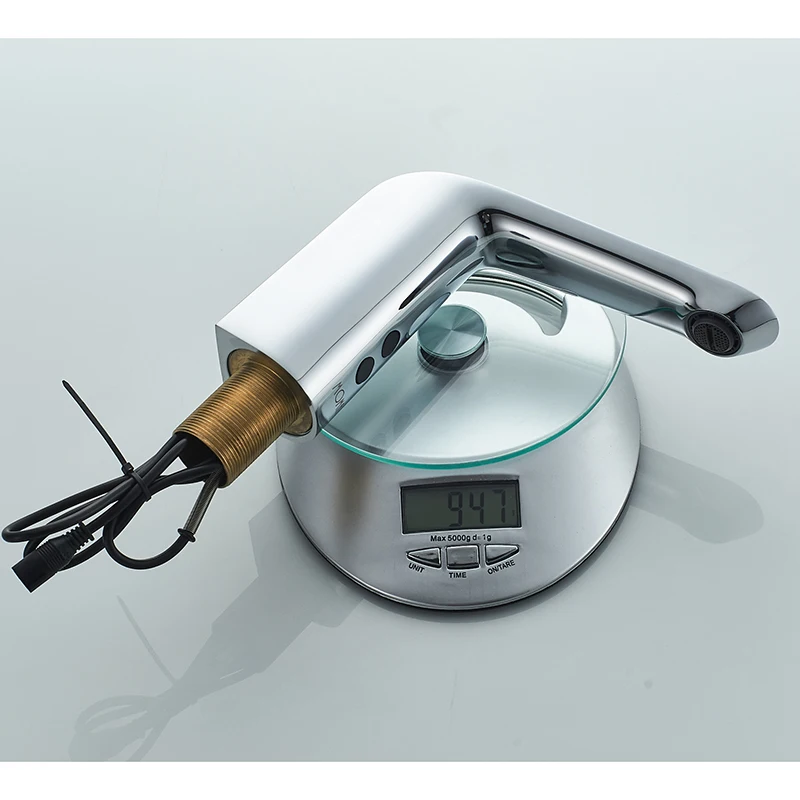 Momali AC DC Durable Touchless Faucet Sensor, Bathroom Basin Automatic Sensor Faucet Sensor Water Tap Smart Wash Basin Faucet