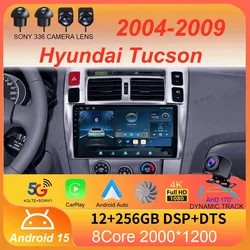 Android 15 Carplay Car Radio For Hyundai Tucson 2004 2005 2006 2007 2008 2009 Multimedia Video Player Navigation Stereo 2Din DVD