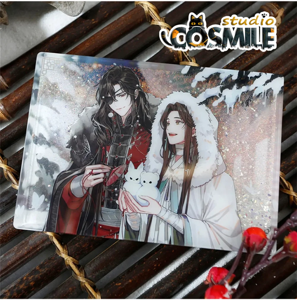 

Anime Comic Tian Guan Ci Fu Official Original TGCF Hua Cheng Xie Lian Snow Acrylic Quicksand Stand BE Sa