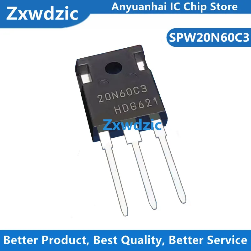 

10pcs New Original SPW20N60C3 20N60C3 TO-247 20A600V Inverter Welding Field-Effect Transistor