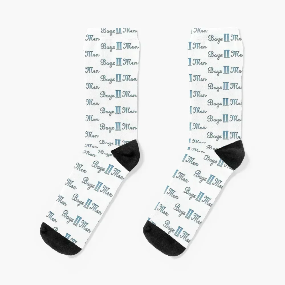 

Boyz II Men Logo Socks Climbing winter gifts moving stockings cotton Socks Girl Men's