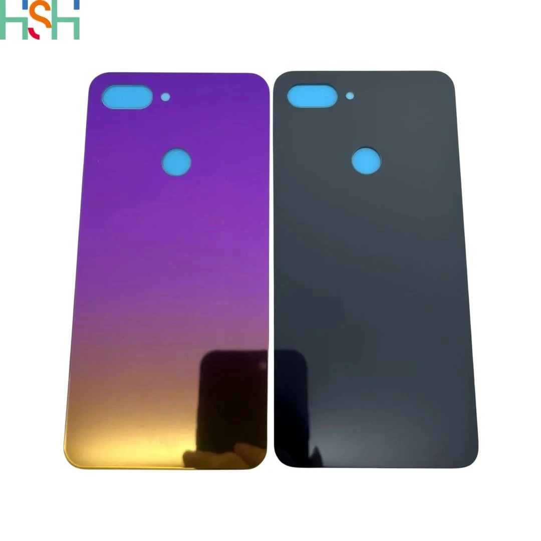 For Xiaomi Mi 8 Lite Battery Back Cover Rear Door 3D Glass Panel Mi 8Lite Housing Case Glass Cover With Adhesive Replac