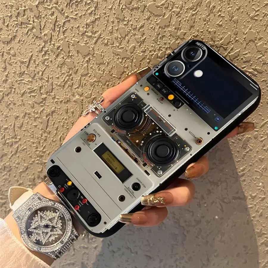 Funda Phone Cover Case for Apple iPhone 17 Pro Max 17e 16 Air 15 Pro 7 8 13 12 11 XR XS MAX 14 Retro Music Radio view 4