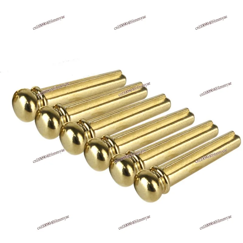 

Acoustic Guitar Brass String Post, Guitar String Nails, Solid Cone, Guitar Copper String Post, Extended Sustainance 6 Pack