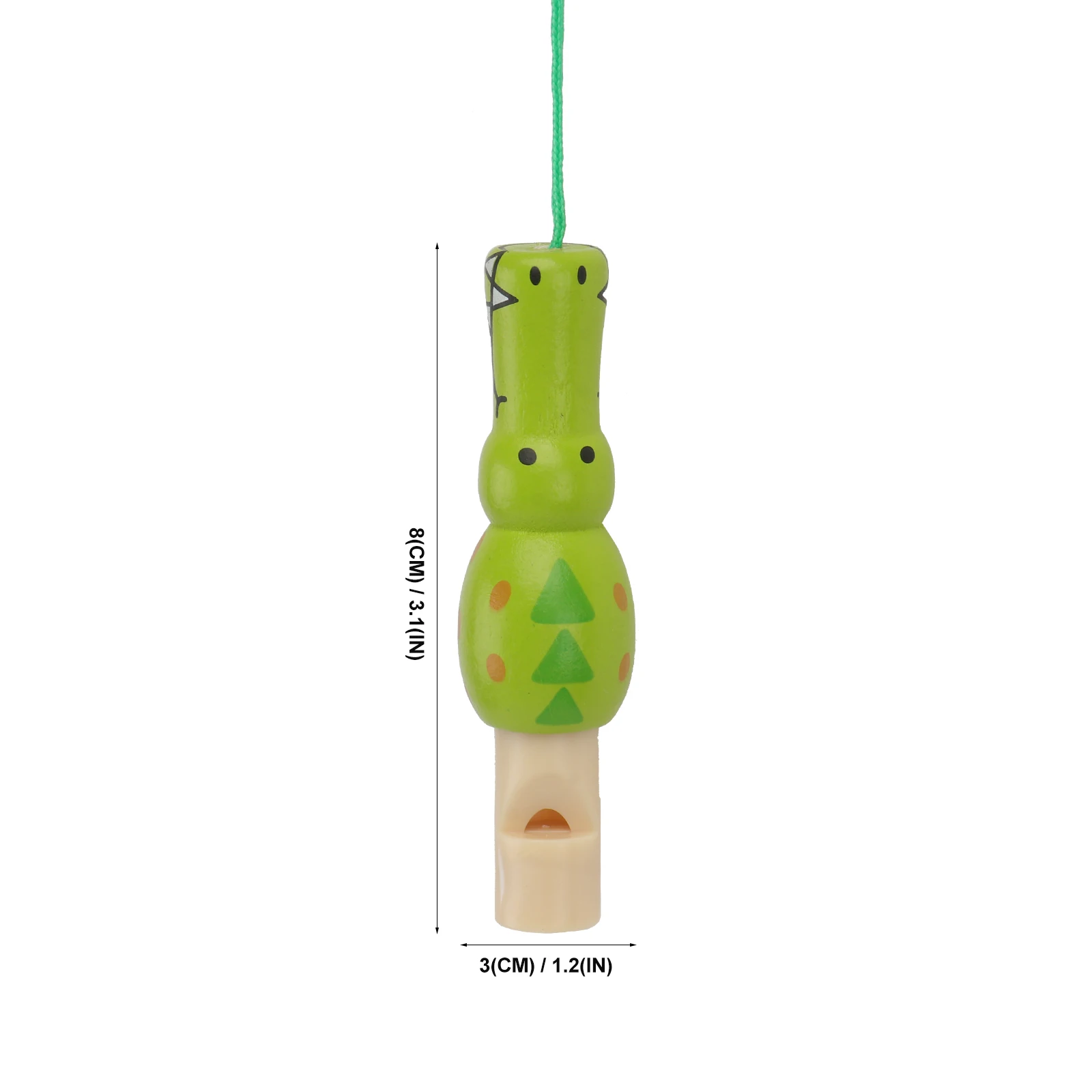 어린이를위한 3pcs 나무 동물 만화 음악 악기 교육용 소리 재미 생일 크리스마스 선물 파티 호의 나무 만화