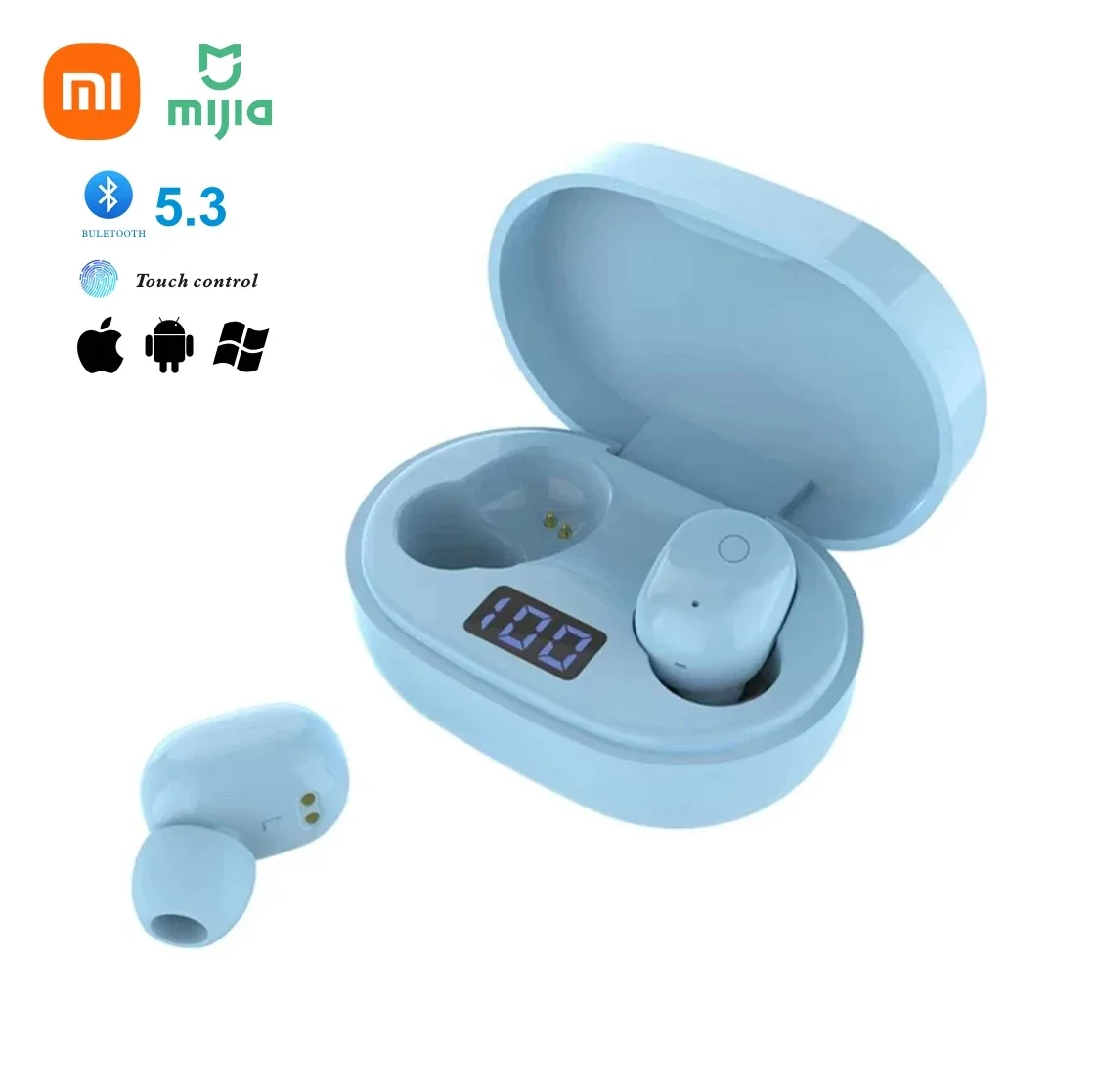 سماعات بلوتوث لاسلكية أصلية من Xiaomi H15، سماعات أذن للجري مقاومة للماء وتقليل الضوضاء مع شاشة عرض رقمية #1