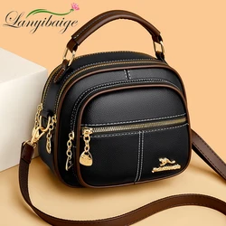 High Quality Soft Leather Women Shoulder Bags Designer Crossbody Bag for Women 2024 Luxury Handbags Fashion Female Messenger Sac