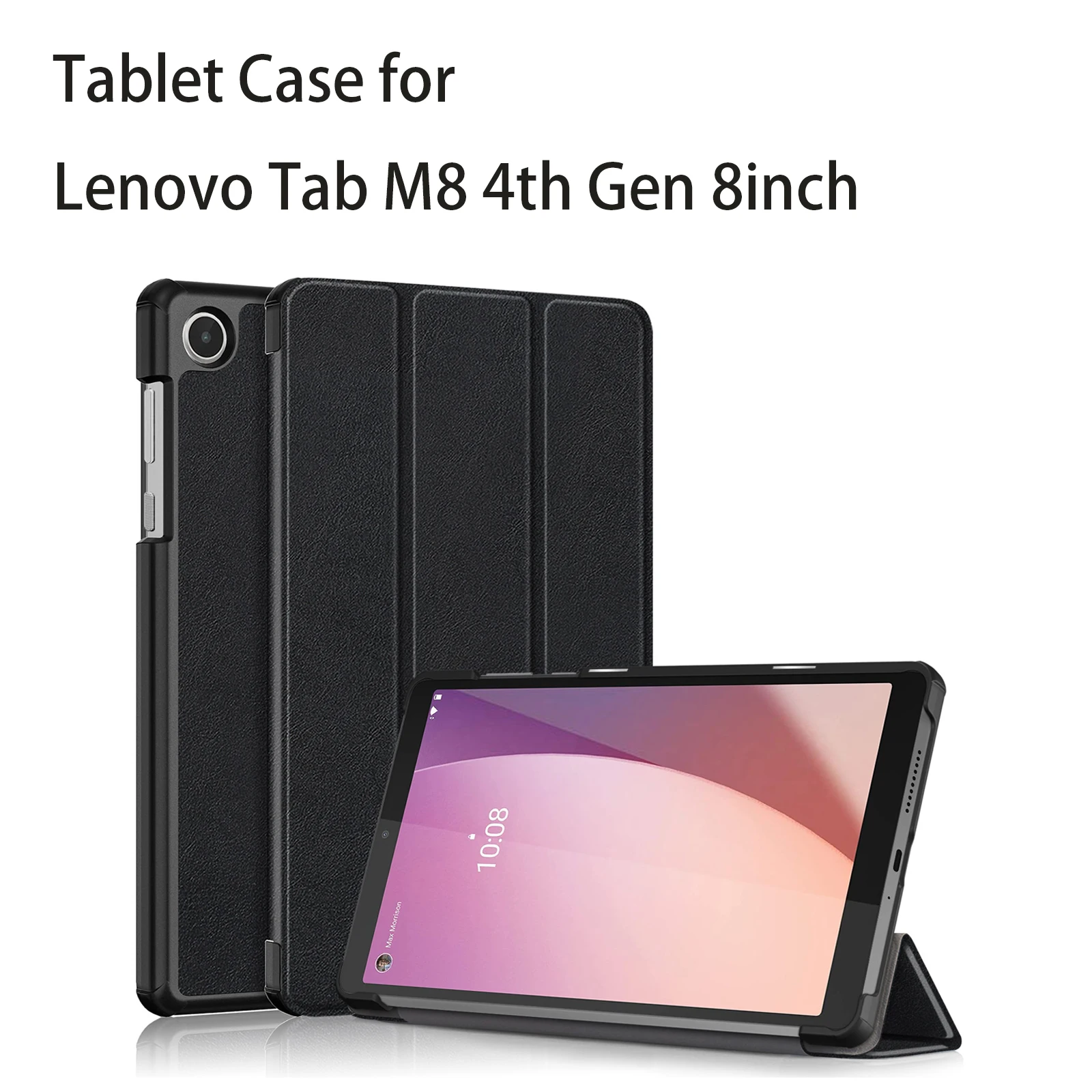 Tablet Case for Lenovo Tab M8 4th Gen 8inch TB-300FU Protective Cover(PU Leather Material,ultra Slim,Shockproof)