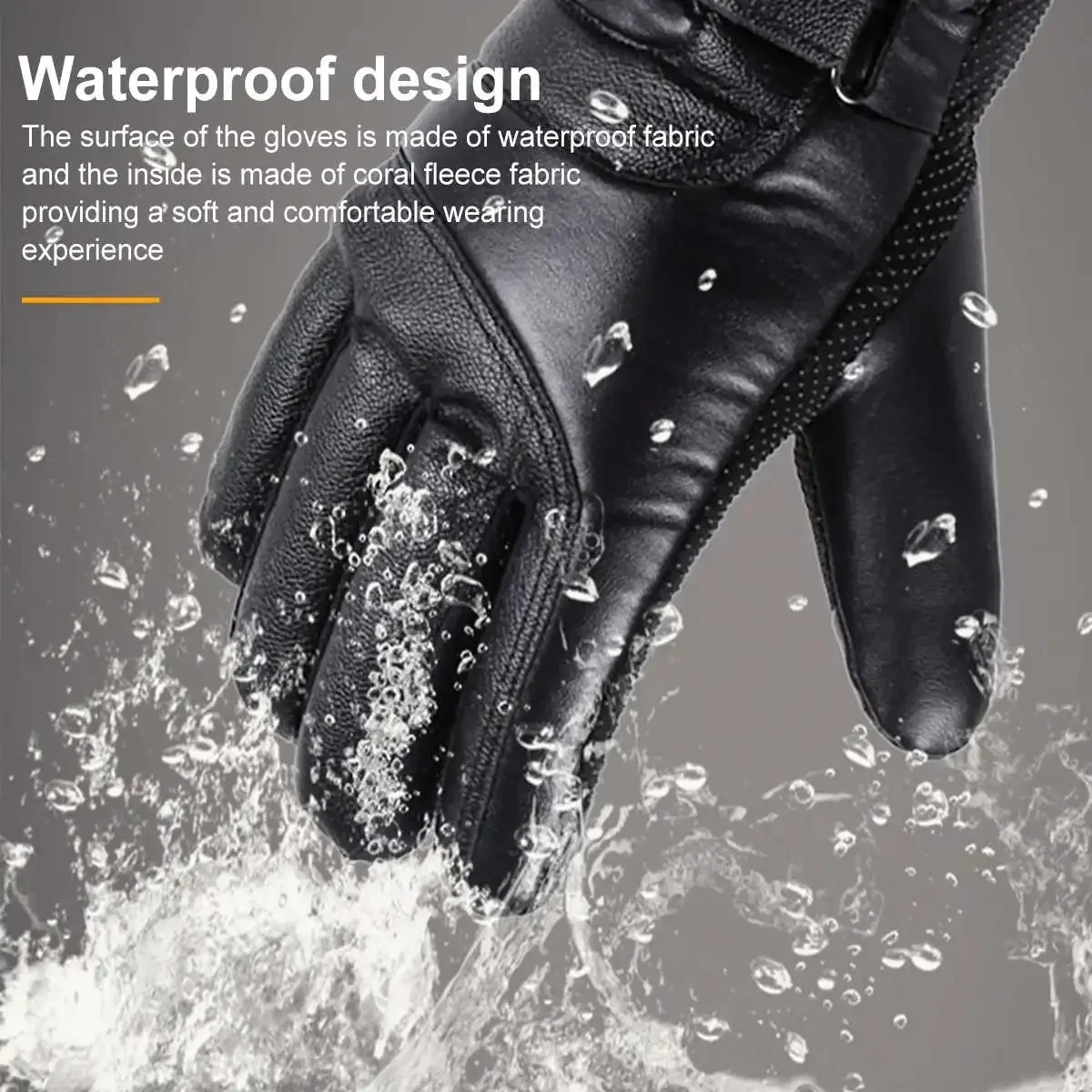 

1Pair Winter Electric Heating Gloves Riding Warm USB High Heat Constant Temperature Thermal Heating Gloves