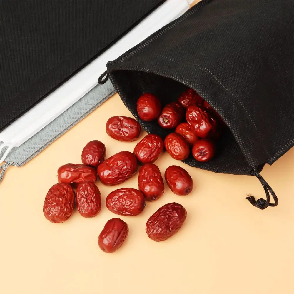 Drawstring Pocket Dust-proof Clothing Organizer Shoes Storage Drawstring Bags Non-woven Storage Bag Home Supplies