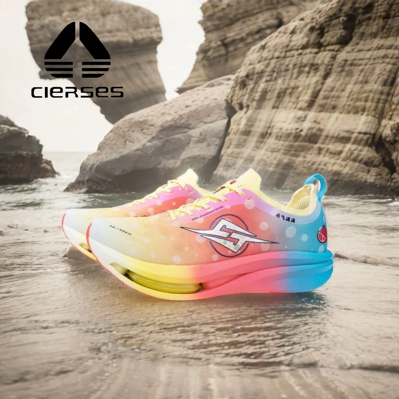 

Кроссовки CIERSES Maifeixing Bubble Pro с полноразмерной карбоновой пластиной для мужчин и женщин, марафонские кроссовки с воздушной подушкой 2505