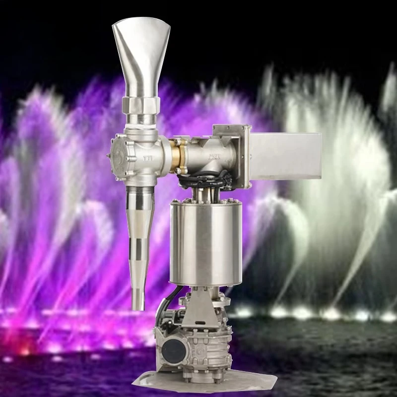 Stainless steel fountain digital swing fountain accessories 3D high pressure jet fountain rotating nozzle