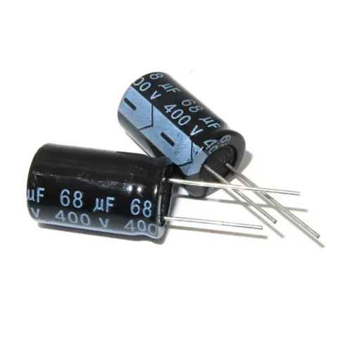 5PCS 400V68UF Capacitor eletrolítico de alumínio 68uf 400v Volume: 16*25MM