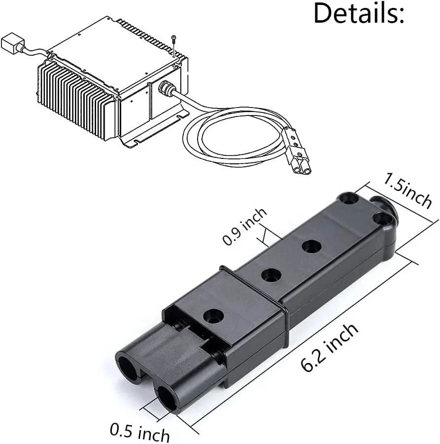 

36V/48V Golf Cart Charger Handle Plug for Yamaha G19 G22 JR1-H235A-00 HOT
