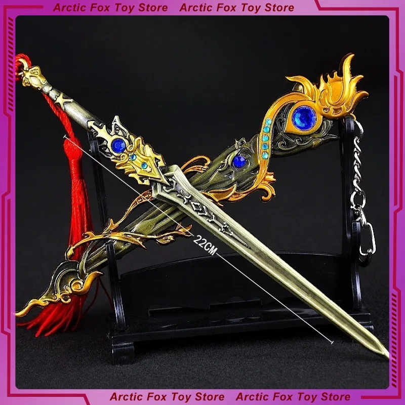 جديد 22 سنتيمتر البيانو القلب السيف أنيمي نموذج سبيكة الحرف سطح المكتب الحلي لعبة الأجهزة الطرفية جمع مهرجان الهدايا لعب طفل