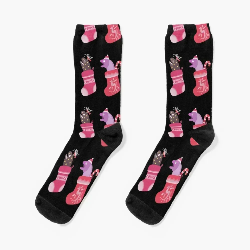 

Christmas eels Socks hiking FASHION cool christmas stocking Socks Men's Women's