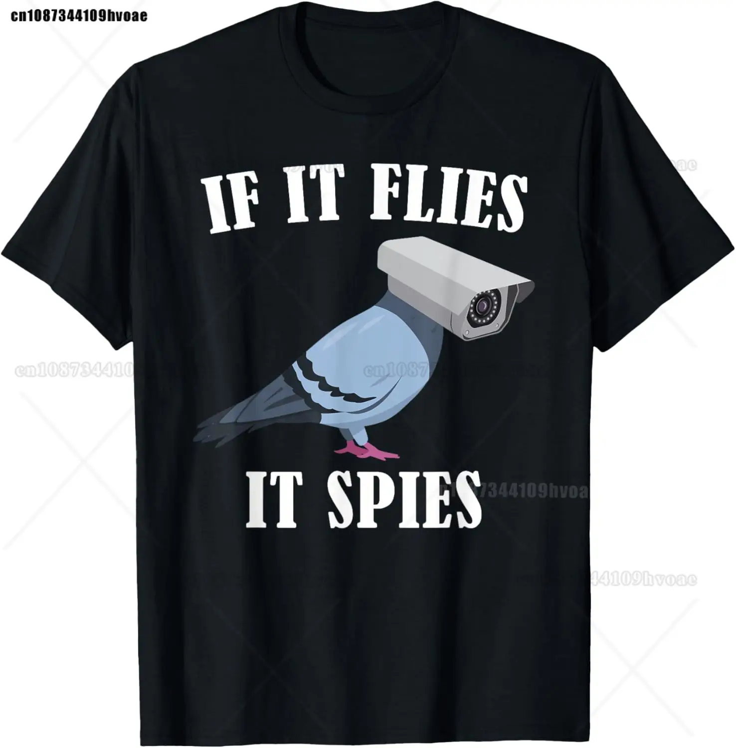 Vögel Spie Verschwörung Witz Meme Überwachung | Herren & Damen T-Shirt