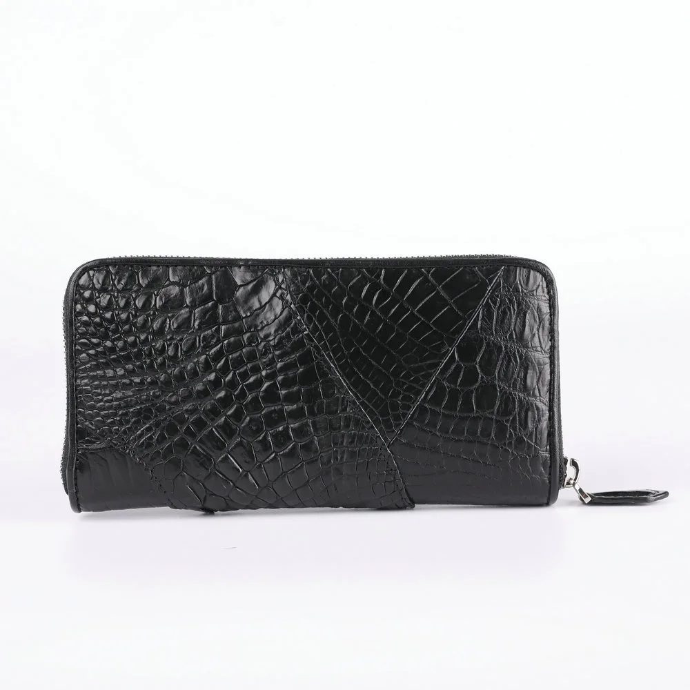 2022 New High Quality Crocodile Skin Claw Men\'s Clutch Wallet Business Real Leather Handbag For Man Large Capacity Clutch Bag 45