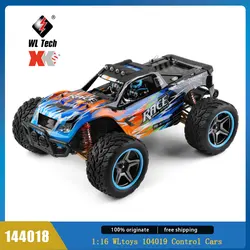 1:10 WLtoys 104019 Control Cars 55km/H 4wd Rc Car Desert Cross-Country High Speed Drift Monster Truck For Kids Toys Gift