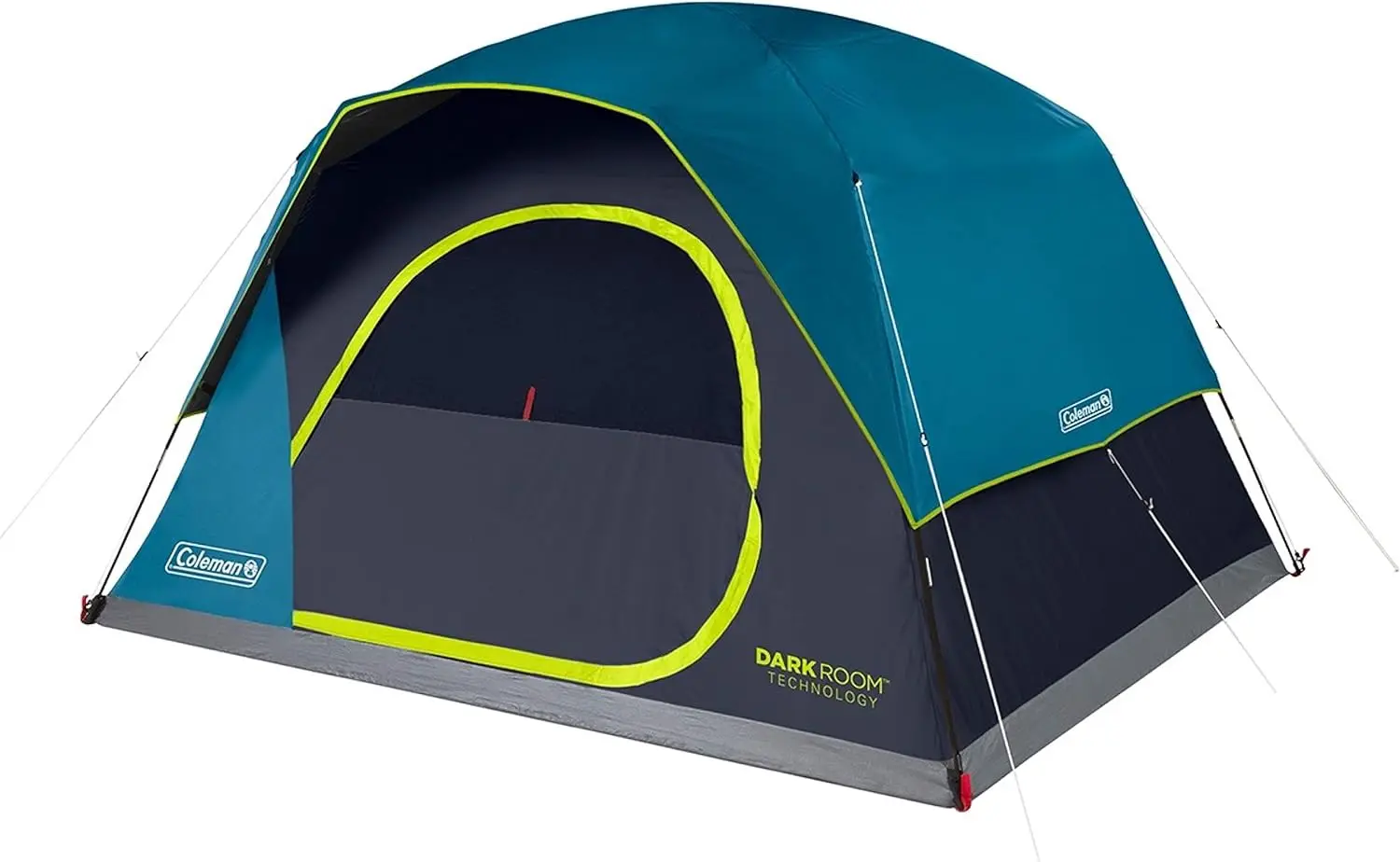 Coleman Skydome Camping Tent with Dark Room Technology, 4/6/8/10 Person Family Tent Sets Up in 5 Minutes and Blocks 90% of Sunli