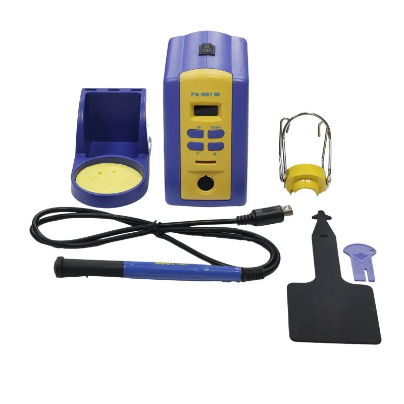 FX-951 fx951 Digital Thermostatic Soldering Station/ Soldering Iron 110V/220V+Welding wire