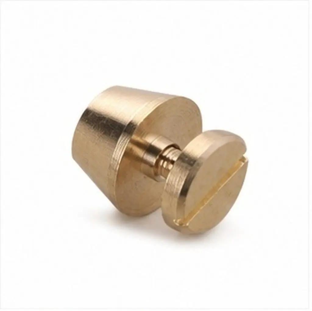 10Pcs Copper Studs Accessories Fine Copper Screw Nail Tower Head Base DIY Handmade Crafts for Bags Belts Scabbards