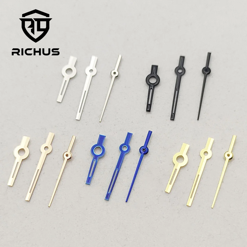 RICHUS NH05 стрелки серебро/черный/синий/золото/розовое золото стрелки часов зеленые светящиеся подходят NH05 NH06 механизм аксессуары для часов
