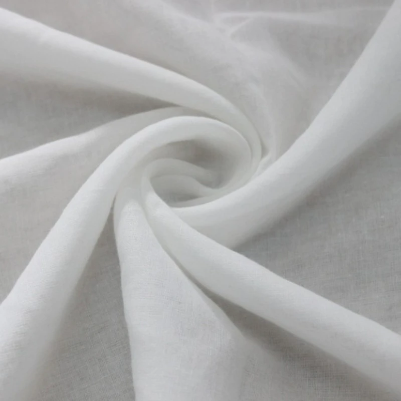 3/5/10M Plain White Cotton Lining Fabric Muslin 100 Cotton Gauze By the Meter