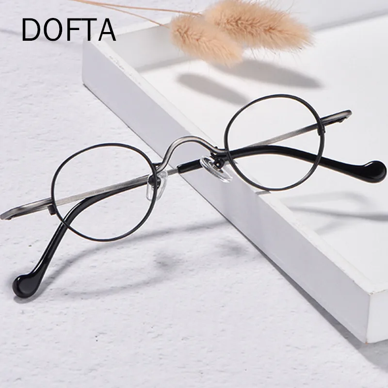 DOFTA Titanium Vintage Round Glasses Frame Men Prescription Eyeglasses Women Optical Spectacles Eyewear 5756