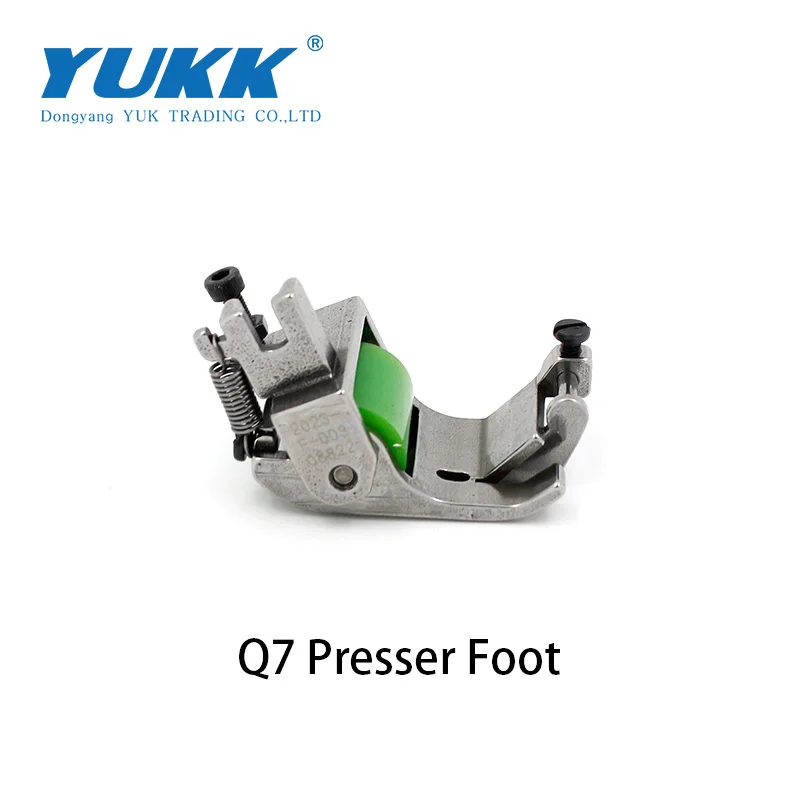 

Q7 Industrial Sewing Machine Parts Presser Foot For Single Needle Sewing Machine Prensatelas Adjustable Roller Foot