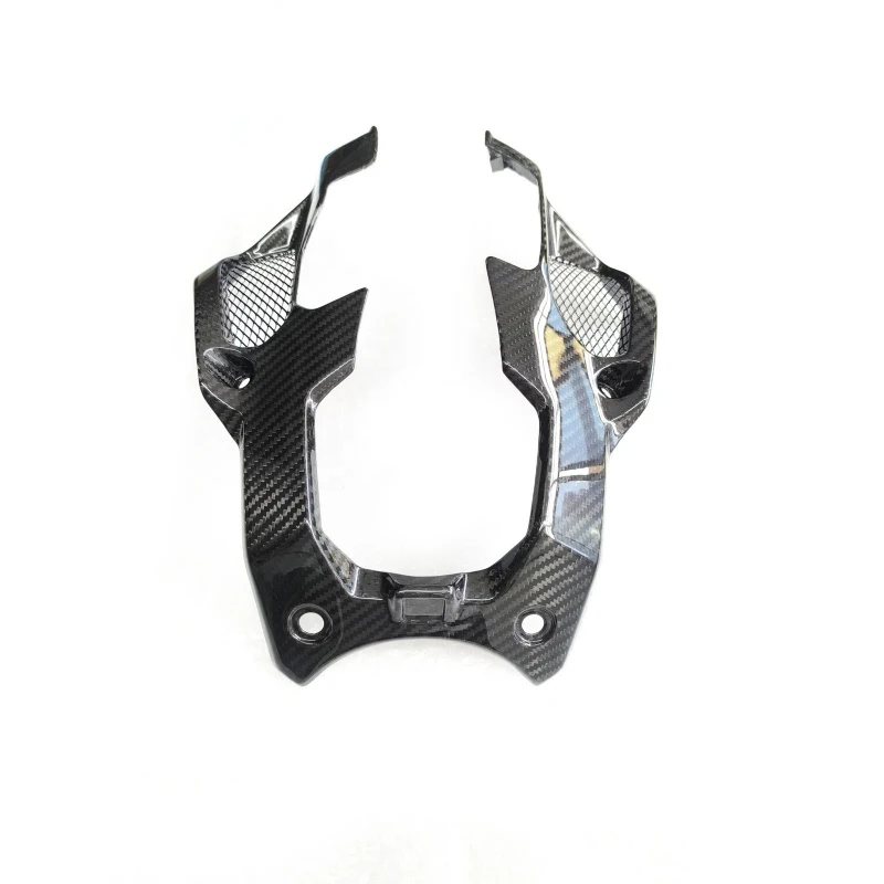 

Hot selling Quality Fiber Motorcycle Parts Glossy Carbon Front Tank Cover