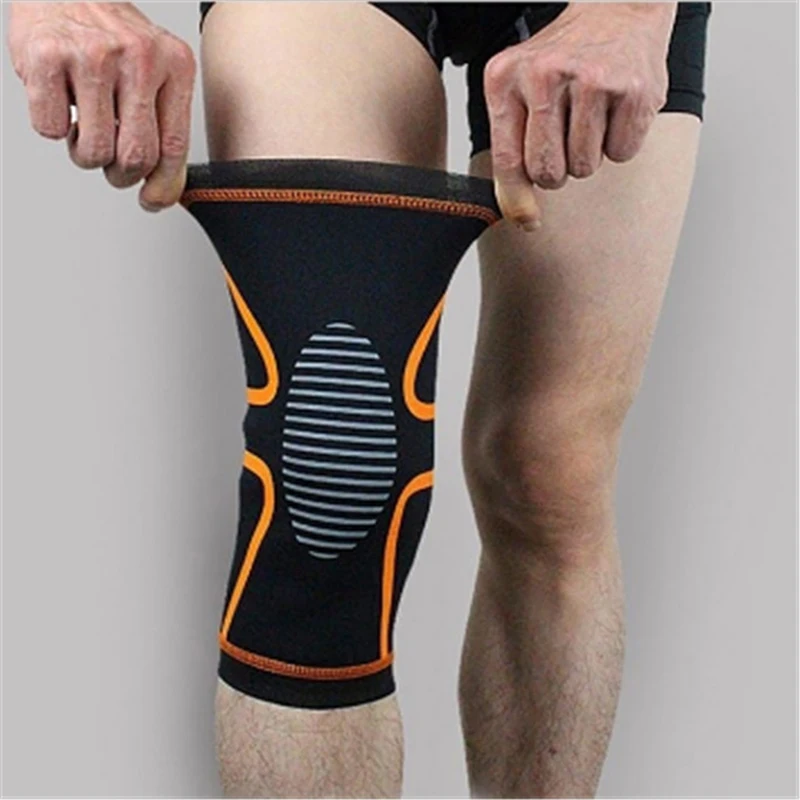 

1PC Sport Kneepad Elastic Knee Pads Support Sleeve Fitness Climbing Basketball Volleyball Brace Training Fitness Protector