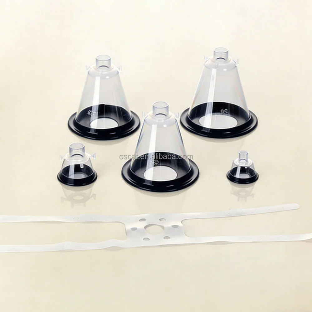 OSCAT 6 Pcs Veterinary Anesthesia Masks Dog Cat Anesthesia Mask Set Animal Surgery Gas Mask Pet Medical Equipment For Vet Clinic