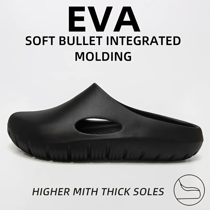Unisex EVA Clogs Summer Home Non Slip Garden Shoes Big Size Lightweight Comfort Thick Sole Beach Indoor Outdoor Casual Slippers