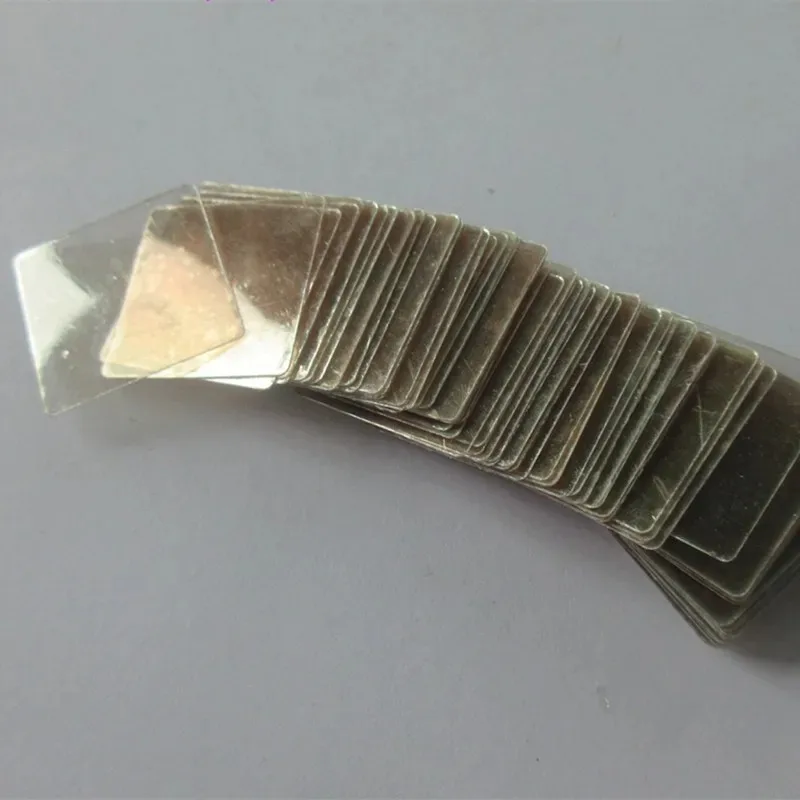 1000pcs 0.1mm 0.07mm Transparent Mica Insulation Sheet High-Temperature Resistant AFM/SEM Natural Mica, Square/Circular Plate
