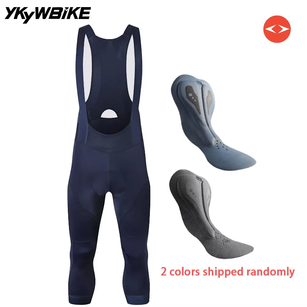 Ykyw Herren Pro Team Träger hose Radhose Hose Sport MTB Fahrrad bekleidung Mann Fahrrads horts 4 Stunden Reiten gepolstert – Detail 12