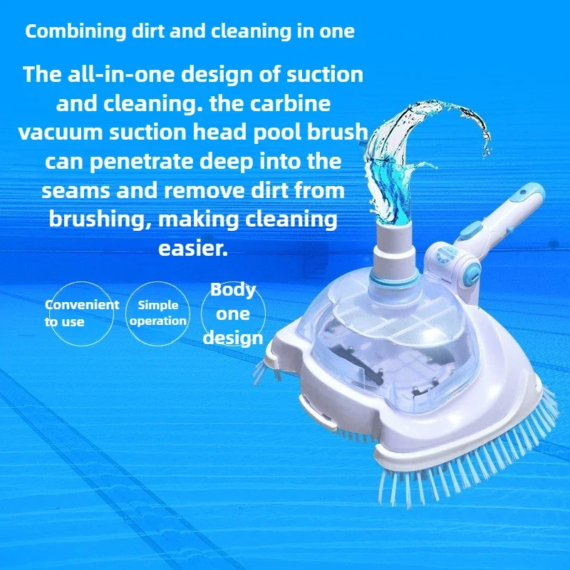 Pool Cleaning and Maintenance Tools Sewage Suction Device Manual Sewage Suction Machine Head Vacuum Suction Pool Head