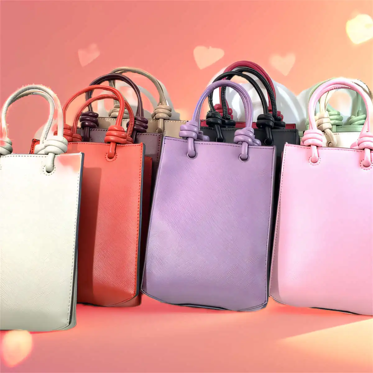 

Hot Selling Fashionable Women's Tours, Rope Strap Handbag, Classic Trend, Multi-color Optional Bag