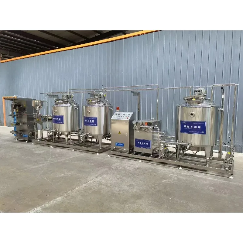 Complete Uht Milk Processing Yogurt Production Line with Packaging