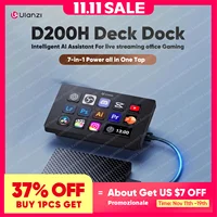 Ulanzi D200H Stream deck Consola de producción y controlador de estudio 13 teclas LCD Streamdeck para creación de contenido de Vlog Edición de vídeo