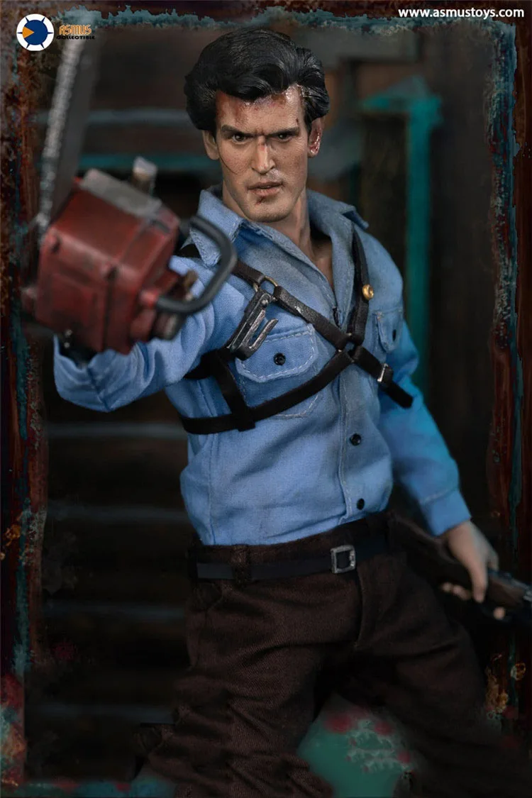 Asmus Toys Eda001 1/6 Male Soldier Ashley Bruce Campbell Scary Fantasy Film Collection Doll Full Set 12'' Action Figue Model Toy